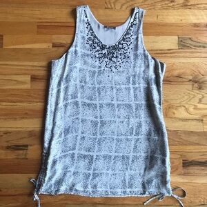 GRACE SUN Silk Embellished Tunic/Dress 8